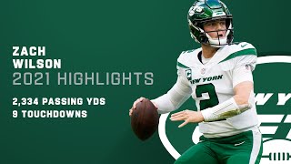Zach Wilson Highlights from 2021 Season | New York Jets