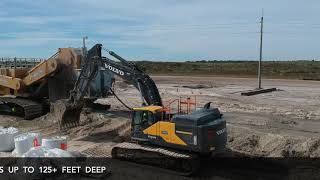 DEWIND ONE-PASS 125'+ FEET DEEP SOIL MIXING TRENCHER