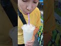 delicious tropical fruit rambutan smoothie thai street drink. shrots streetfood asianfood