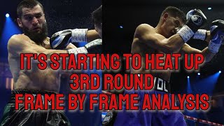 Bivol vs Beterbiev 3rd Round, The WAR is Starting to Break Out, Frame by Frame [Sweet Science Lab]