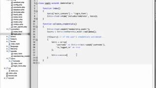CodeIgniter From Scratch Day 6 Login