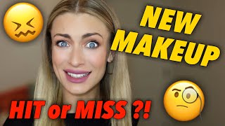 TESTING NEW MAKEUP | FULL FACE FIRST IMPRESSIONS ... Hit or Miss?! 😖
