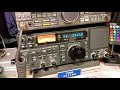 Getting some nice audio on the Icom R-70 from a pair of quality computer speakers.