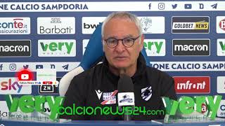 Conferenza stampa Ranieri pre Sampdoria-Torino