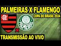 PALMEIRAS X FLAMENGO AO VIVO DIRETO DO ALLIANZ PARQUE -  JOGO DE VOLTA COPA DO BRASIL 2024