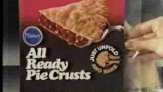 Pillsbury All ready pie crusts commercial (1986)