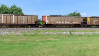 CSX 1,000 Cars Long Loaded coal train