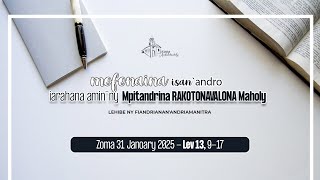 Mofonaina isan`andro anio Zoma 31 Janoary 2025. FJKM Ambohitantely,