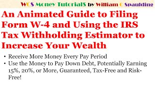 File Form W-4 the Right Way to Increase Your Take-Home Pay to Pay Off Your High-Interest Debt