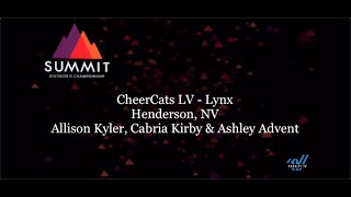 CheerCats LV - Lynx - Junior Medium 2 - D2 Summit 2022 Finals