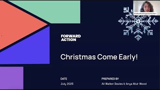 Forward Action Webinar - Christmas Come Early: How to prepare for a successful winter appeal in 2025