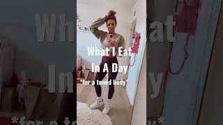 What I Eat In A Day | Easy Meals for a Toned Body #shorts #wieiad #whatieatinaday #weightloss