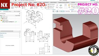 NX CAD // Basic Project #20 // 3D Model Basic Design