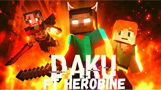 Minecraft!! Herobine X Daku | Herobine Vs Streve | ft(Daku) 😈🤯
