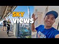 দুবাই এ Sky view😱 আজ Finally Glass Slide করলাম😍|the sky Views Observatory|#dubai @bikerrick6088