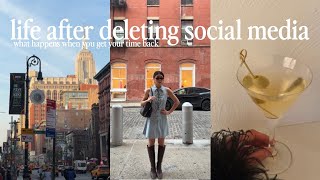i deleted social media for 30 days: everything i did instead of scrolling on my phone