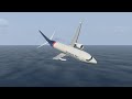 Sriwijaya Air B737 How the plane falls down in Jakarta, Indonesia - (SJ182 Crash Animation)