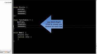 SlickEdit - Multiple Cursors