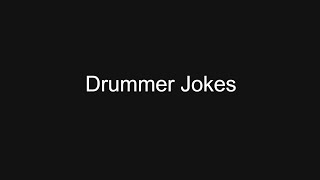 Musician jokes with Shop Dog. Drummer jokes