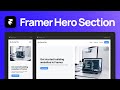 How to Create a Responsive Website Hero in Framer  | Framer Desktop, Tablet, Mobile Tutorial