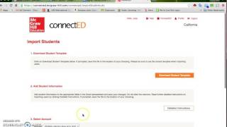 ConnectEd - Making classes and adding students