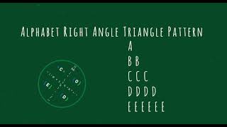 94 Alphabet Right Angle Triangle Pattern without any pre-defined method using while loop in Python