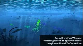 Flock System in openFrameworks