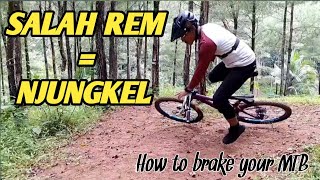 MTB TIPS // Teknik Pengereman Sepeda MTB