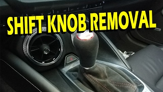 Manual Shift Knob Removal/Replacement Guide 16-22 Camaro SS, 1LE, ZL1, LT