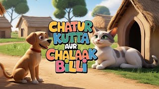 चतुर कुत्ता और चालाक बिल्ली (Chatur Kutta Aur Chalaak Billi) | Hindi Moral Stories for Kids