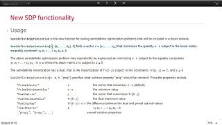 Semidefinite Optimization