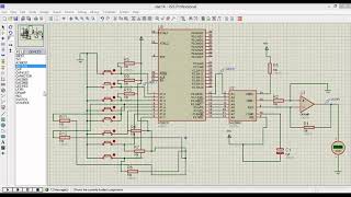 Interfacing DAC with 8051 Microcontroller using Proteus