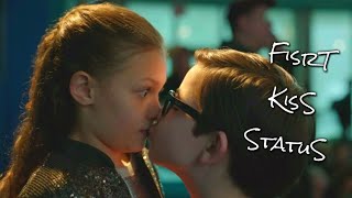 Lucky Girl 😍 Cute little Boy first kiss WhatsApp Status 🙈 New Romantic Status