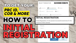 INITIAL REGISTRATION IN PRC | HOW TO GET YOUR PRC ID