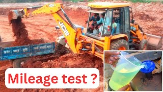 JCB 3dx mileage test | #jcb average