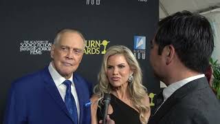 Lee Majors and Faith Majors Carpet Interview at the 51st Annual Saturn Awards