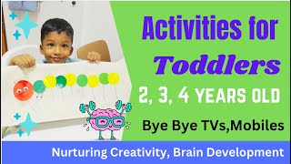 පෙර පාසල් ළමුන් සඳහා ක්‍රියාකාරකම් | Toddler activities | skill development | Brain Development