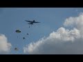 Para Dropping oefening | Operation Airborne Market Garden Drop Ede on The Ginkel Heath. (4K)