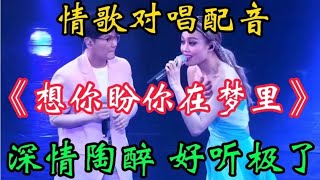 情歌对唱配音《想你盼你在梦里》旋律优美歌声深情陶醉 好听极了【农人啊表】