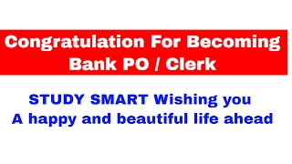 Congratulations for Becoming PO/Clerk !