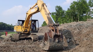 Amazing Mud Removing River Huge Excavator ! JCB Sumitomo S280f2 Loading Mud | part157 #jcb #jcbvideo