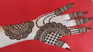 Stylish mehndi design for hand||gorgeous mehndi design||easy simple back hand mehndi design