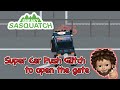 Sneaky Sasquatch - Super Car Push Glitch to open the Gate