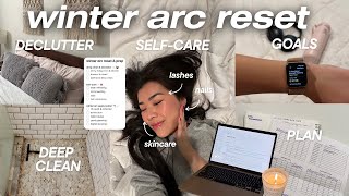 *intense* WINTER ARC RESET: declutter & deep clean, self-care, goal setting, habits, plan with me