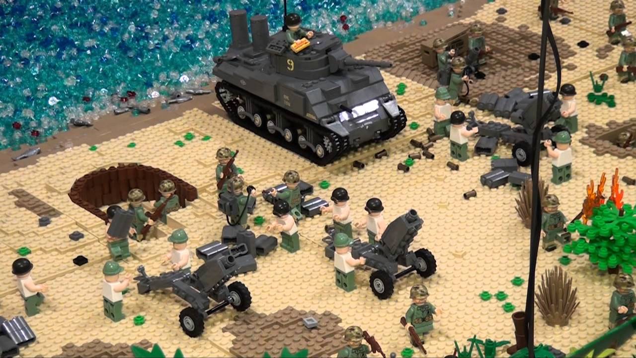 Ww Ii Lego Battle Scene