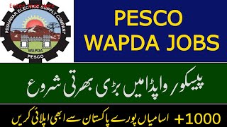 PESCO jobs 2022 | New Jobs | 1200+ jobs in pesco |  Peshawar Electric Supply Company - PESCO job