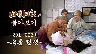 [#전원일기] 90분 몰아보기 | 아버지의 돈을 훔친 금동과 귀동의 아이 옥동의 탄생 MBC19841211방송 l 201~203회