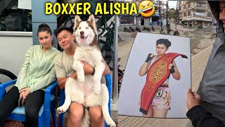 ALISHA LAI PURANO PHOTO DEKHAYERA JISKAUDAI🤣 / OLD BOXXER ALISHA / @alishakhadgi9769