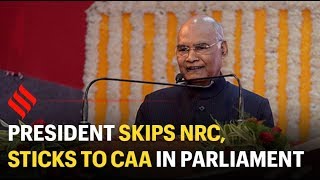 President sidesteps NRC, sticks to CAA in Parliament speech