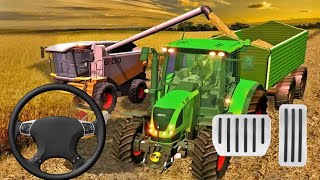 Tractor Farming Game Harvester - Walkthrough Wheat Farming All Levels - Android Farming Game